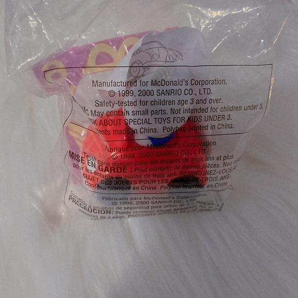 Brand NEW Vintage 2000s McDonald's x Sanrio Happy Meal Toy #6 Dear Daniel - Picture 3 of 5